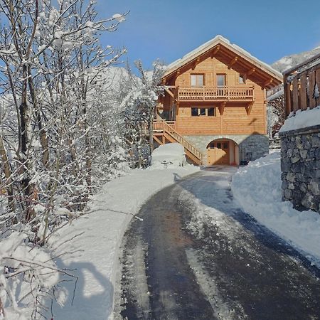 Les Cabris Bed & Breakfast Pelvoux ภายนอก รูปภาพ